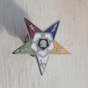 Order Of The Eastern Star Vintage Lapel Pin